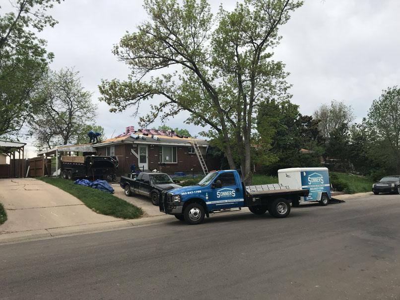 Highlands Ranch hail damage restoration